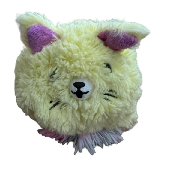 Pikmi Pops‎ Yellow Pink Plush Cute Soft  Adorable Stuffed Animal Kids Toy 5” - Picture 1 of 6